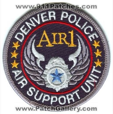 Denver Police Department Air Support Unit Patch (Colorado)
[b]Scan From: Our Collection[/b]
Keywords: dept. helicopter 1 one