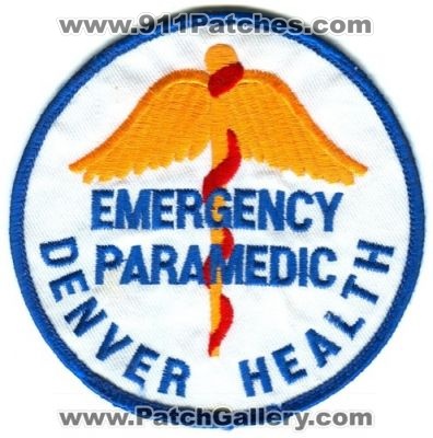 Denver Health Paramedic Patch (Colorado)
[b]Scan From: Our Collection[/b]
Keywords: ems emergency
