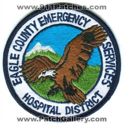 Eagle County Emergency Services Hospital District Patch (Colorado)
[b]Scan From: Our Collection[/b]
Keywords: ems