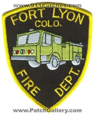 Fort Lyon Fire Department Patch (Colorado)
[b]Scan From: Our Collection[/b]
Keywords: ft dept. colo.