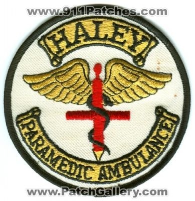 Haley Paramedic Ambulance Patch (Colorado)
[b]Scan From: Our Collection[/b]
Keywords: ems
