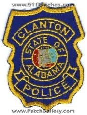 Clanton Police (Alabama)
Thanks to BensPatchCollection.com for this scan.
