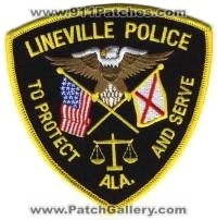 Lineville Police (Alabama)
Thanks to BensPatchCollection.com for this scan.
