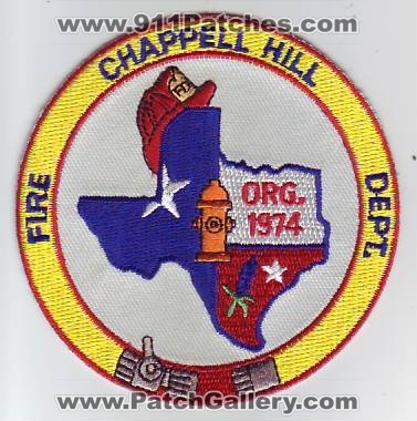 Chappell Hill Fire Department (Texas)
Thanks to Dave Slade for this scan.
Keywords: dept