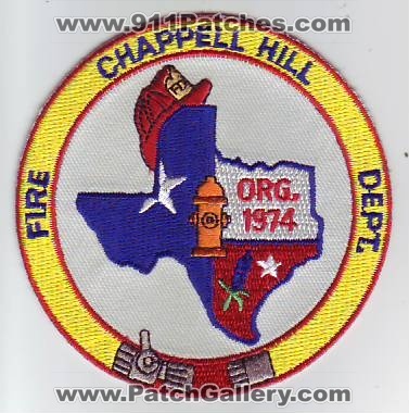 Chappell Hill Fire Department (Texas)
Thanks to Dave Slade for this scan.
Keywords: dept