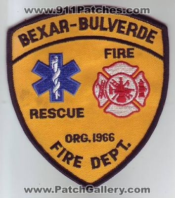 Bexar Bulverde Fire Department (Texas)
Thanks to Dave Slade for this scan.
Keywords: dept rescue