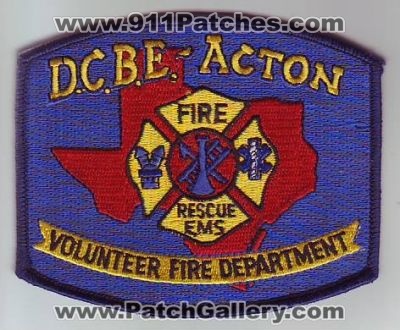 DeCordova Bend Estates Acton Volunteer Fire Department (Texas)
Thanks to Dave Slade for this scan.
Keywords: d.c.b.e. dcbe rescue ems