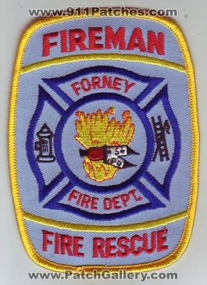 Forney Fire Department Fireman (Texas)
Thanks to Dave Slade for this scan.
Keywords: dept rescue