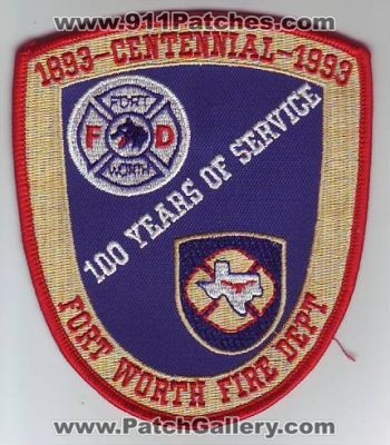 Fort Worth Fire Department 100 Years of Service (Texas)
Thanks to Dave Slade for this scan.
Keywords: ft dept