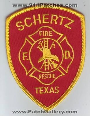 Schertz Fire Department (Texas)
Thanks to Dave Slade for this scan.
Keywords: f.d. fd rescue