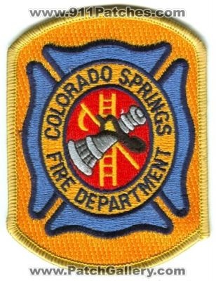 Colorado Springs Fire Department Patch (Colorado)
[b]Scan From: Our Collection[/b]
