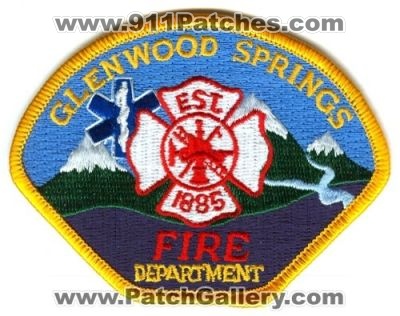 Glenwood Springs Fire Department Patch (Colorado)
[b]Scan From: Our Collection[/b]
