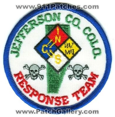 Jefferson County Haz-Mat Response Team Patch (Colorado)
[b]Scan From: Our Collection[/b]
Keywords: hazmat