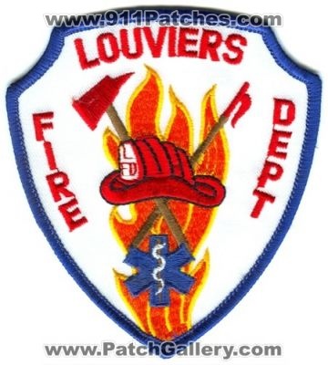 Louviers Fire Department Patch (Colorado) (Defunct)
[b]Scan From: Our Collection[/b]
Now South Metro Fire Rescue
Keywords: dept