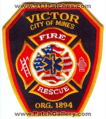 Victor Fire Rescue Patch (Colorado)
[b]Scan From: Our Collection[/b]
