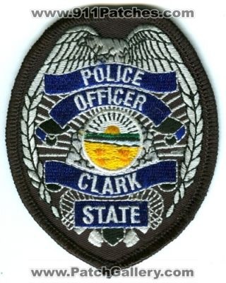 Clark State Police Officer (Ohio)
Scan By: PatchGallery.com
