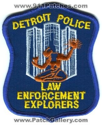 Detroit Police Law Enforcement Explorers (Michigan)
Scan By: PatchGallery.com
