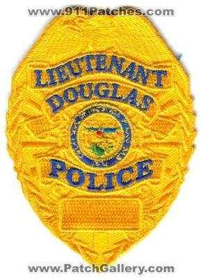 Douglas Police Department Lieutenant (Alabama)
Scan By: PatchGallery.com
Keywords: dept.