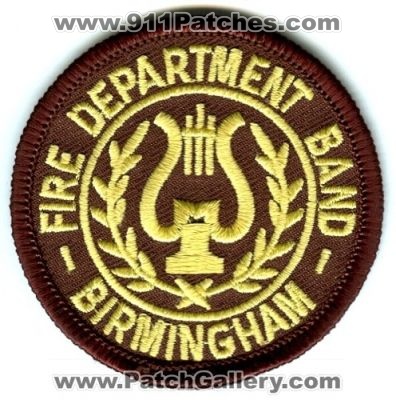 Birmingham Fire Department Band (Alabama)
Scan By: PatchGallery.com
Keywords: dept.