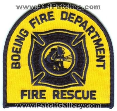 Boeing Aircraft Fire Department Patch (Kansas)
Scan By: PatchGallery.com
Keywords: corporation rescue dept.