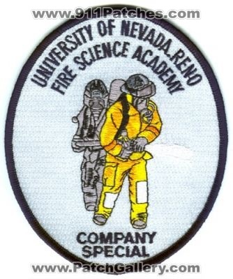 University of Nevada Reno Fire Science Academy Company Special Patch (Nevada)
[b]Scan From: Our Collection[/b]
