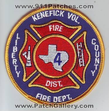 Kenefick Volunteer Fire Department (Texas)
Thanks to Dave Slade for this scan.
County: Liberty
Keywords: dept district 4