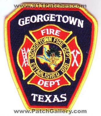 Georgetown Fire Department (Texas)
Thanks to Dave Slade for this scan.
Keywords: dept