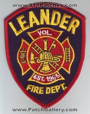 Leander Volunteer Fire Department (Texas)
Thanks to Dave Slade for this scan.
Keywords: dept