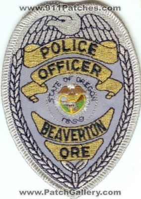 Beaverton Police Officer (Oregon)
Thanks to Police-Patches-Collector.com for this scan.
