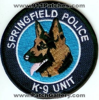 Springfield Police K-9 Unit (Oregon)
Thanks to Police-Patches-Collector.com for this scan. 
Keywords: k9