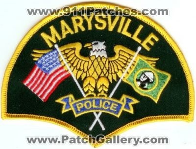 Marysville Police (Washington)
Thanks to Police-Patches-Collector.com for this scan.
