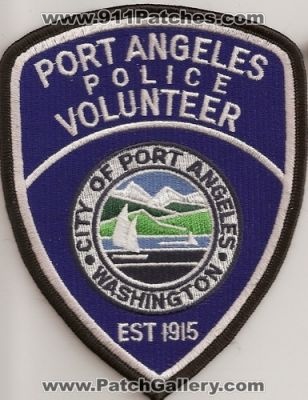 Port Angeles Police Volunteer (Washington)
Thanks to Police-Patches-Collector.com for this scan.
Keywords: city of