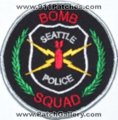 Seattle Police Bomb Squad (Washington)
Thanks to Police-Patches-Collector.com for this scan.
