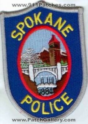 Spokane Police (Washington)
Thanks to Police-Patches-Collector.com for this scan.
