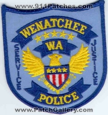 Wenatchee Police (Washington)
Thanks to Police-Patches-Collector.com for this scan.
