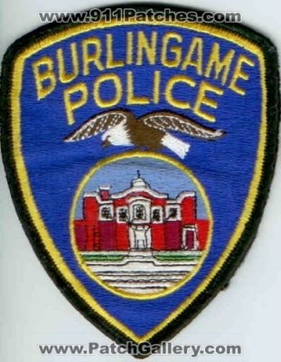 Burlingame Police (California)
Thanks to Police-Patches-Collector.com for this scan.
