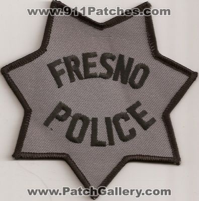 Fresno Police (California)
Thanks to Police-Patches-Collector.com for this scan.
