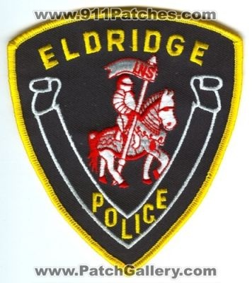 Eldridge Police (Iowa)
Scan By: PatchGallery.com
