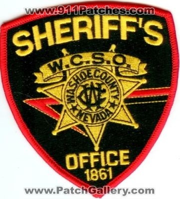 Washoe County Sheriff's Office (Nevada)
Thanks to Police-Patches-Collector.com for this scan.
Keywords: sheriffs