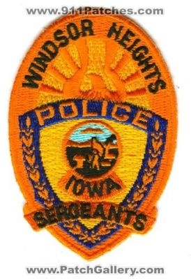Windsor Heights Police Sergeants (Iowa)
Scan By: PatchGallery.com
