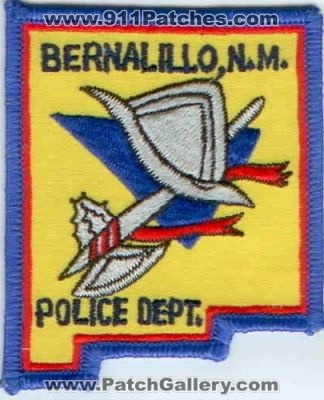 Bernalillo Police Department (New Mexico)
Thanks to Police-Patches-Collector.com for this scan.
Keywords: dept
