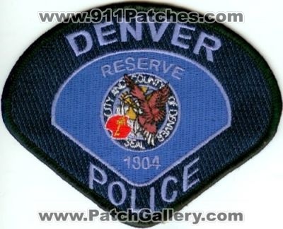 Denver Police Reserve (Colorado)
Thanks to Police-Patches-Collector.com for this scan.
