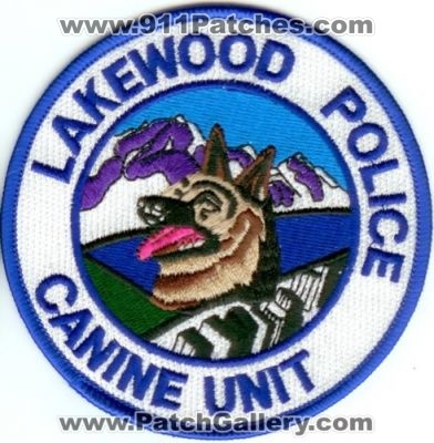 Lakewood Police K-9 Unit (Colorado)
Thanks to Police-Patches-Collector.com for this scan.
Keywords: k9 canine