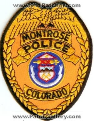 Montrose Police (Colorado)
Thanks to Police-Patches-Collector.com for this scan.

