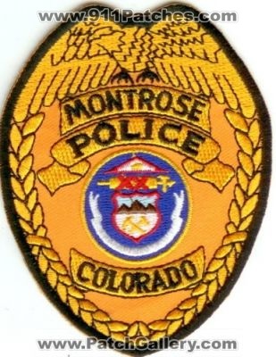 Montrose Police (Colorado)
Thanks to Police-Patches-Collector.com for this scan.
