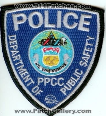 Pikes Peak Community College Department of Public Safety Police (Colorado)
Thanks to Police-Patches-Collector.com for this scan.
Keywords: ppcc dps