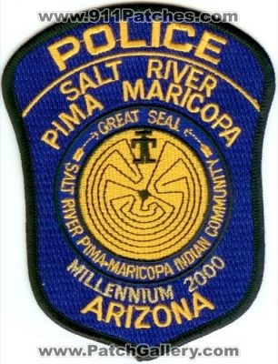 Salt River Tribal Police Millennium 2000 (Arizona)
Thanks to Police-Patches-Collector.com for this scan.
Keywords: pima maricopa indian community