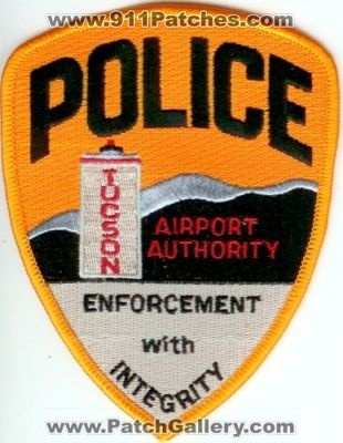 Tucson Airport Authority Police (Arizona)
Thanks to Police-Patches-Collector.com for this scan.
