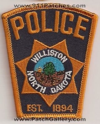 Williston Police (North Dakota)
Thanks to Police-Patches-Collector.com for this scan.
