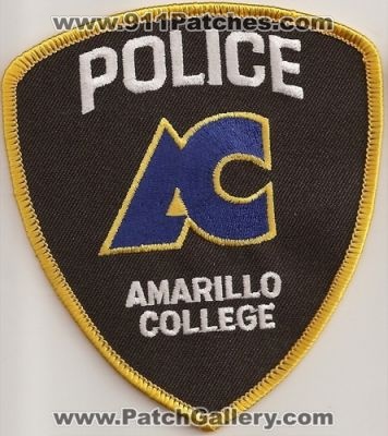 Amarillo College Police (Texas)
Thanks to Police-Patches-Collector.com for this scan.
